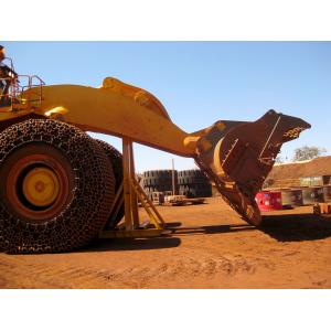 OEM00750 Loader Arm Stand on site with dozer
