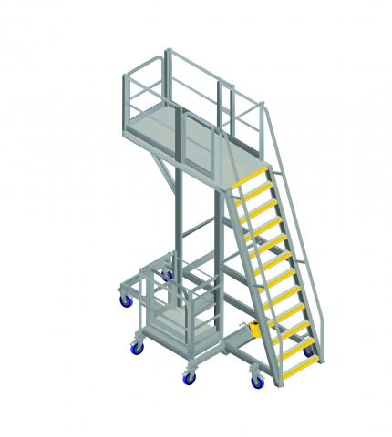 OEM01483 Air Cleaner Safety Access Platform with Lift
