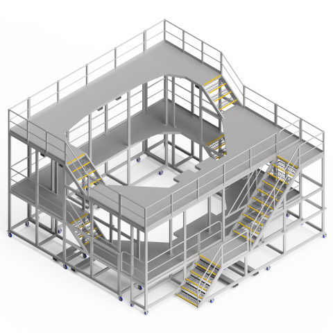 OEM00527 Multi Work Deck  Dipper Maintenance Platform