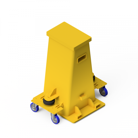 Mining truck hub stand Model B