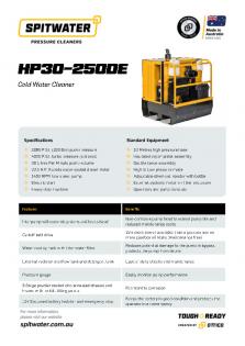 HP30-250DE Data Spec Sheet R1